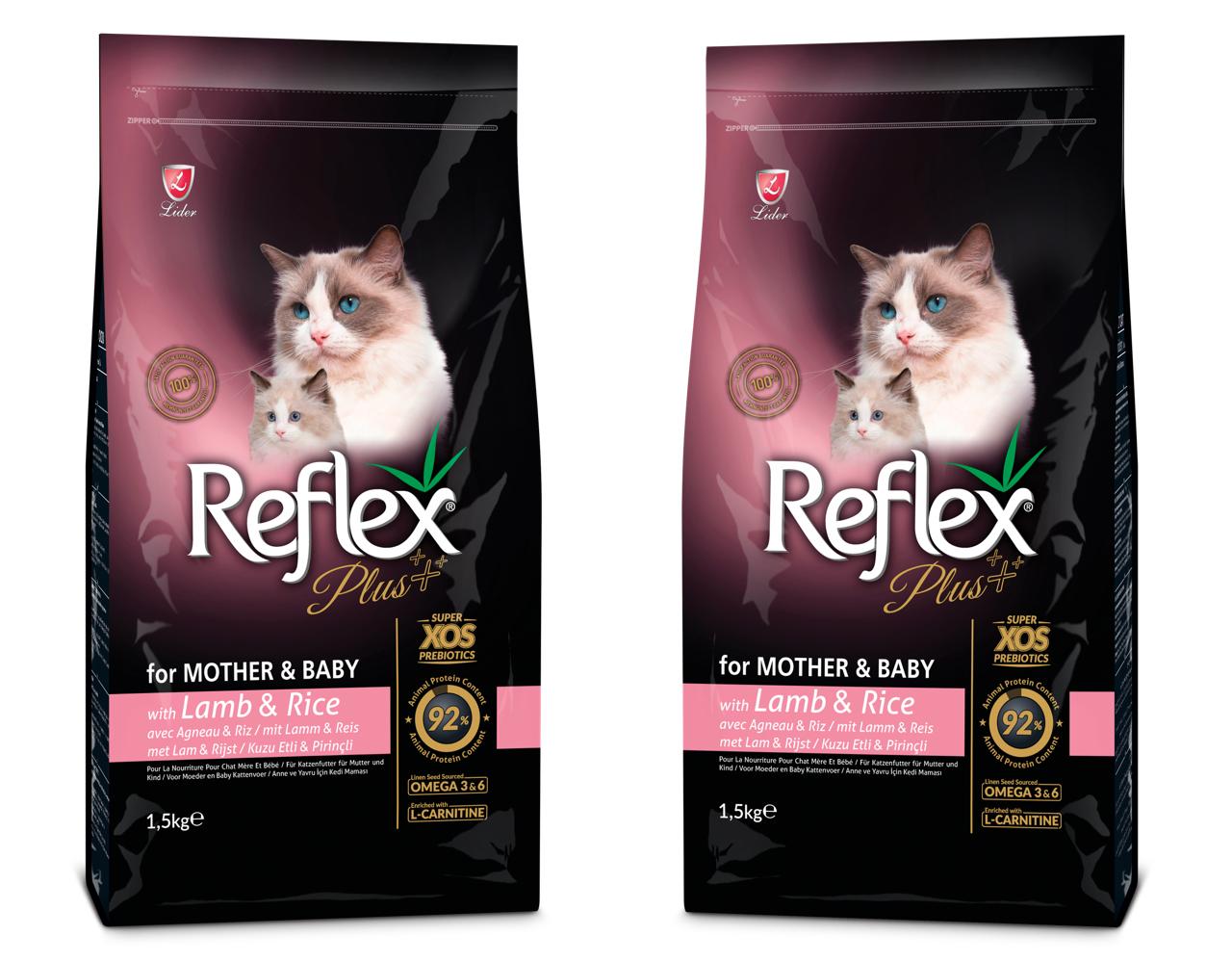 REFLEX + Mother & Baby Lamb & Rice Cat Food 1.5kg