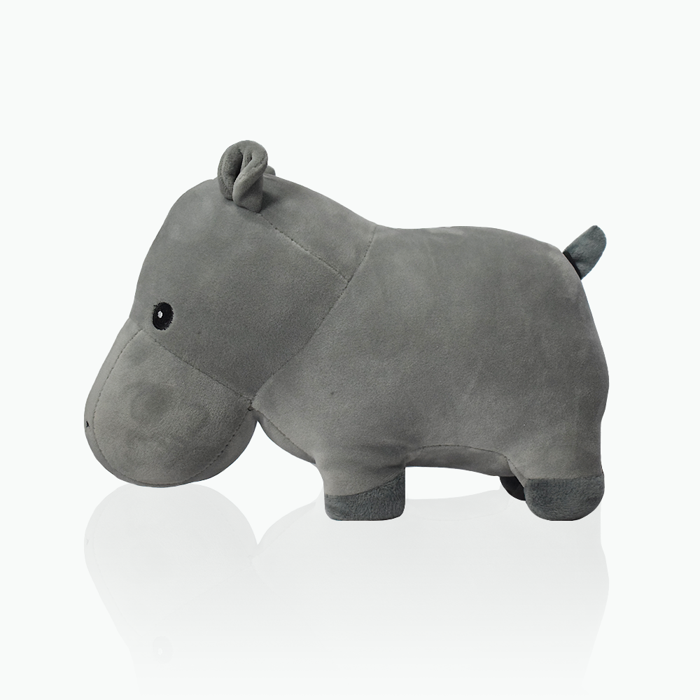 Basil Cuddly Soft Hippo Plush Toy for Dogs & Puppies