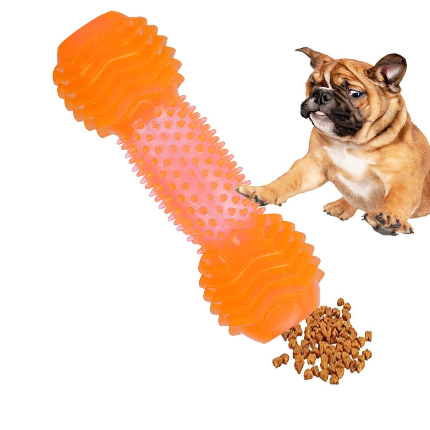 Basil Dumbbell Toy with Hollow Centre for Treats