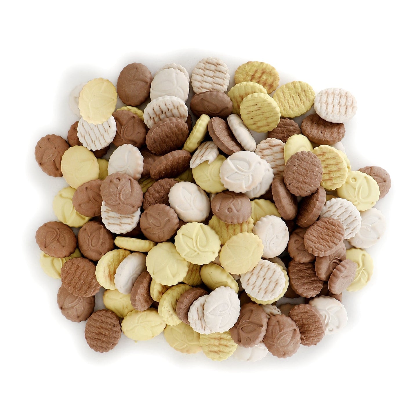 Basil Dog Biscuits, Round Shaped Real Chicken Training Treat for Adult Dogs, Small Breed (900 Grams)