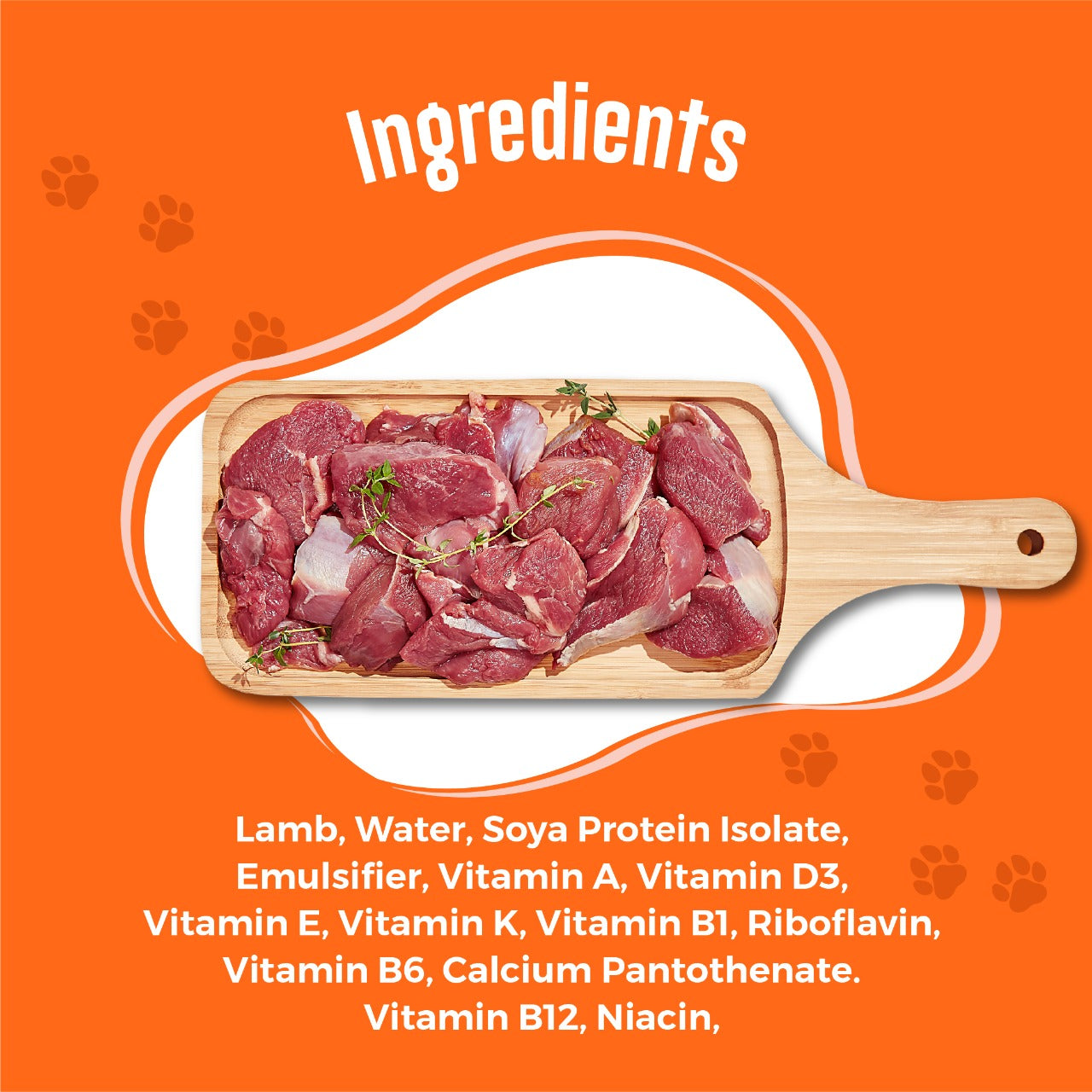 Kennel Kitchen Lamb Chunks in Gravy for Dogs - 80g each x12 units