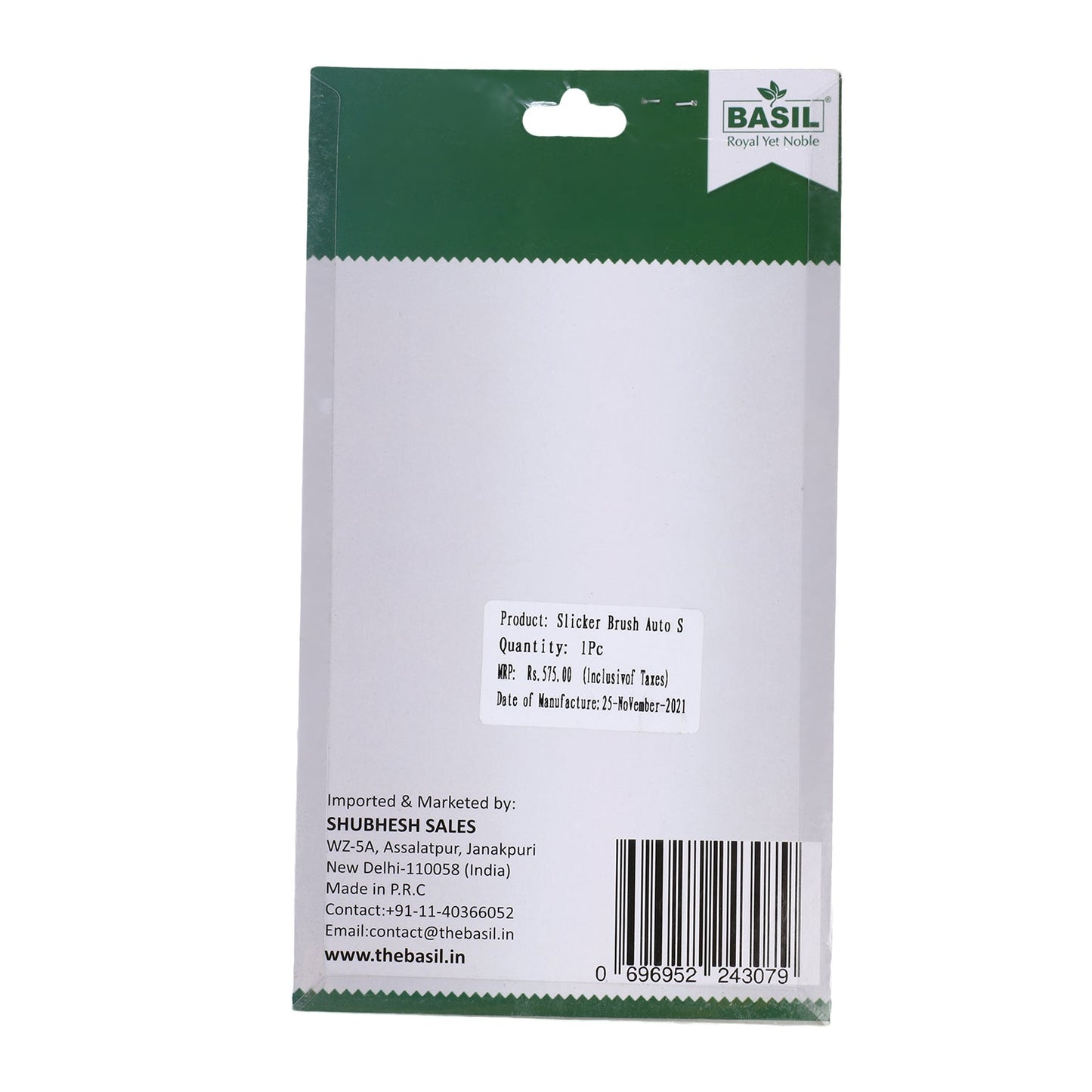 Basil Auto Slicker Brush & Comb for All Pet Breeds