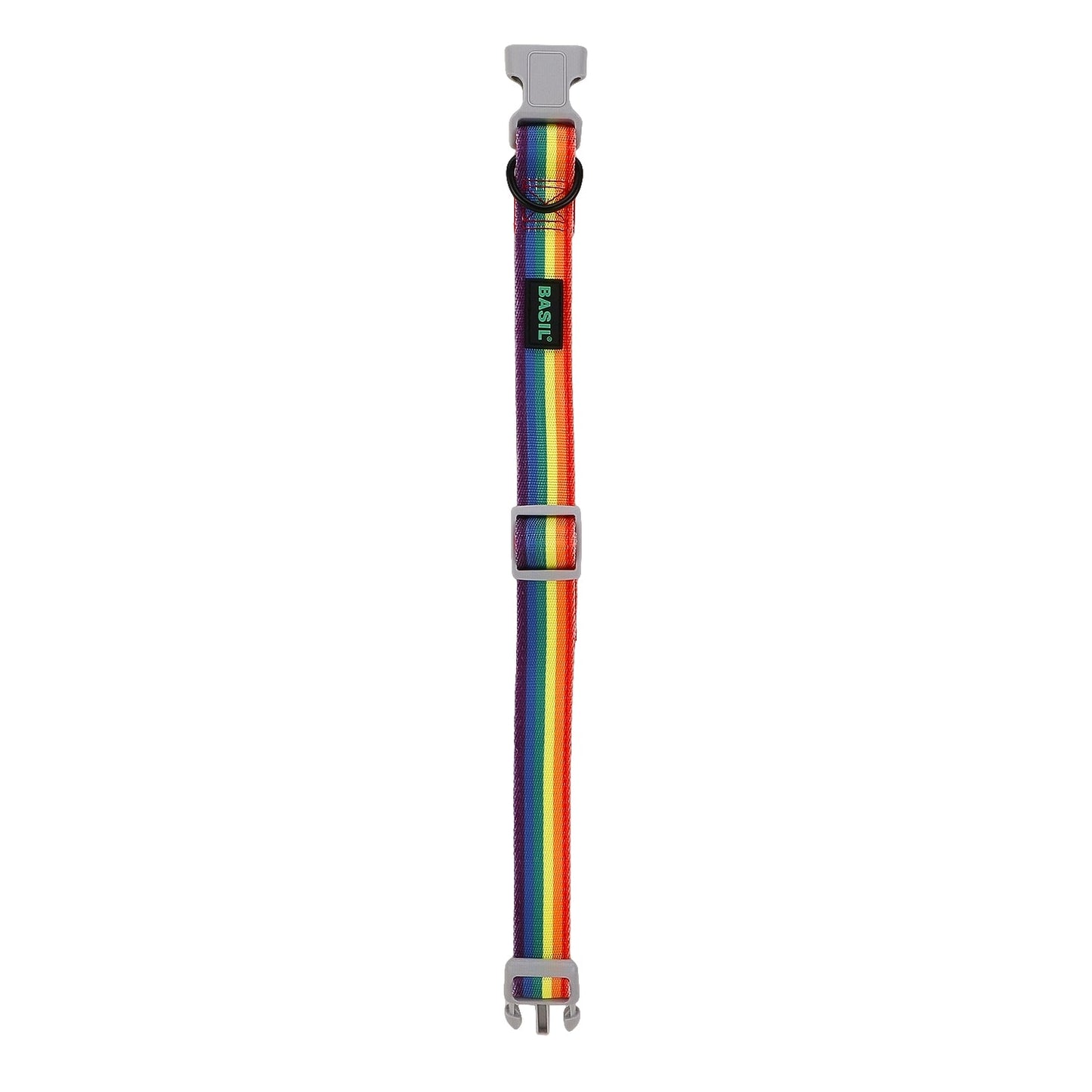 BASIL Rainbow Padded Adjustable Collar for Dogs & Puppies