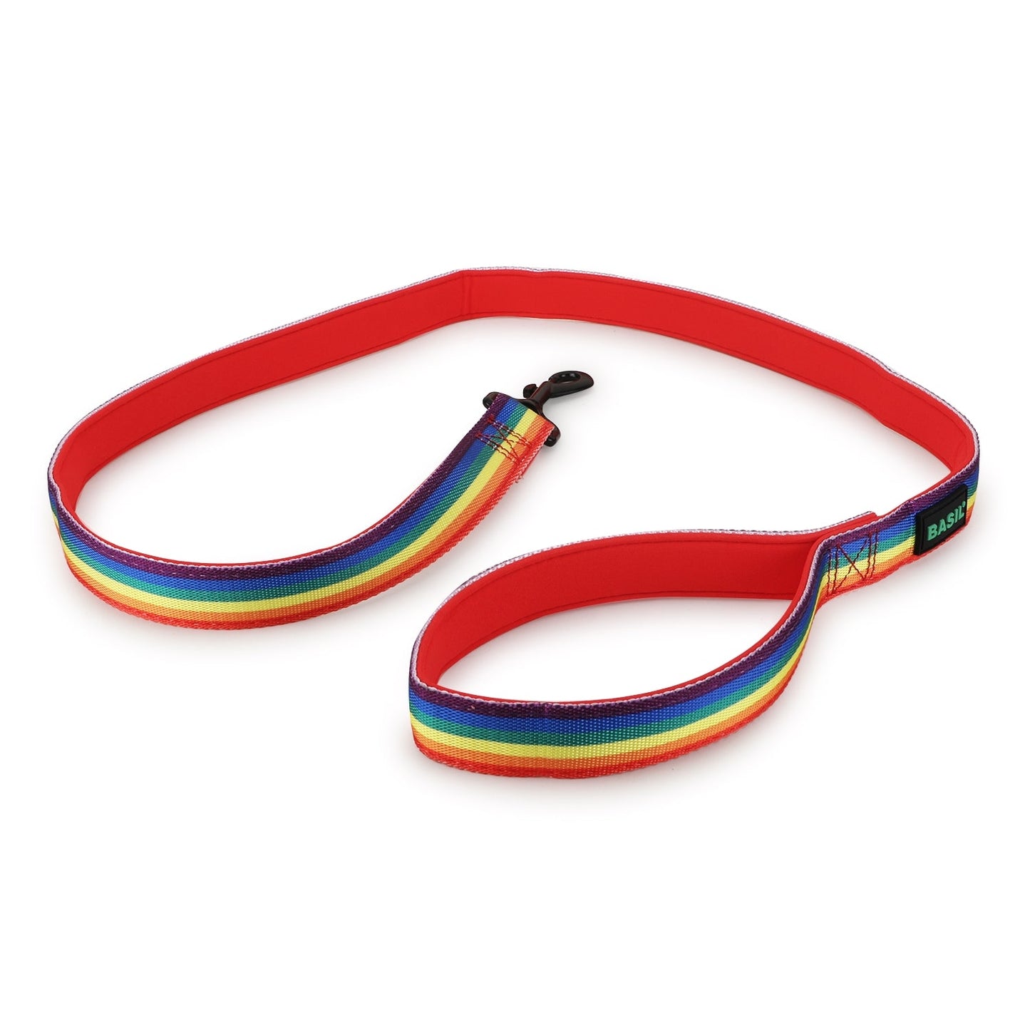 BASIL Rainbow Padded Leash for Dogs & Puppies