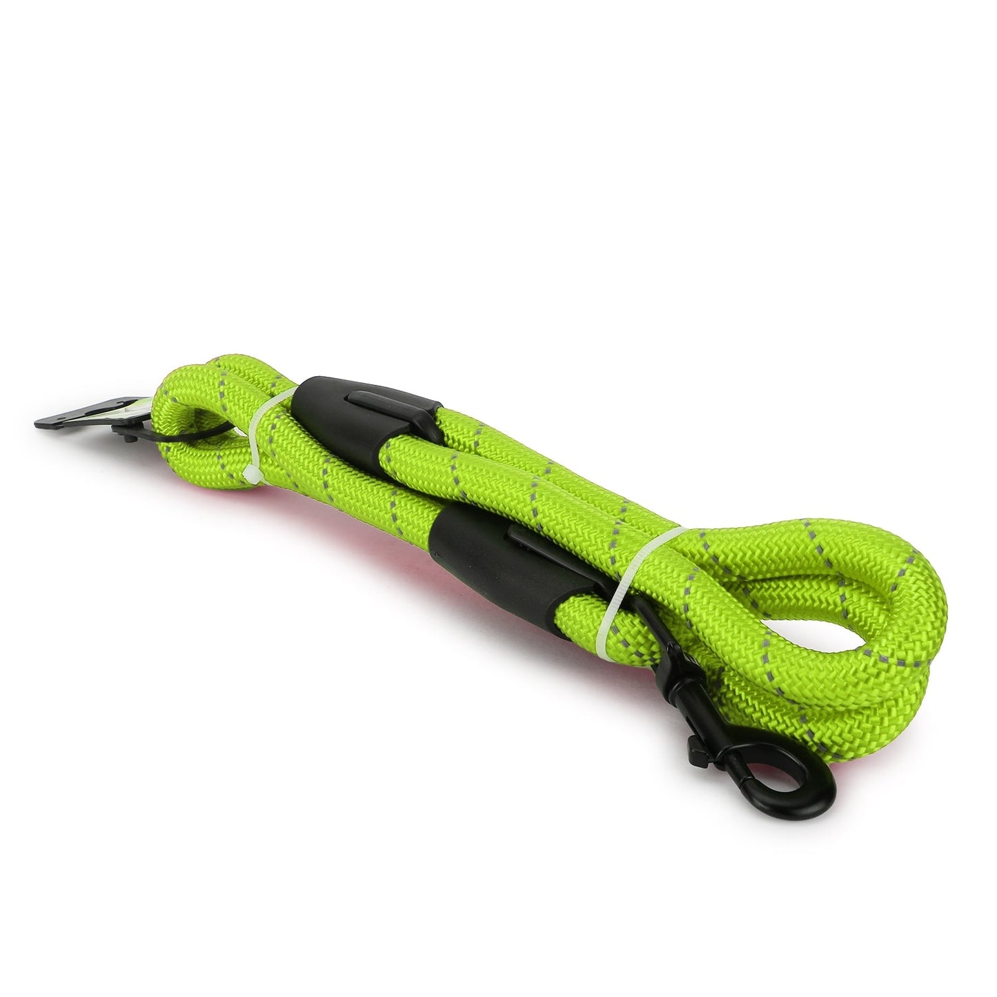 BASIL Rope Leash for Dogs, 4 Feet (Solid Green)