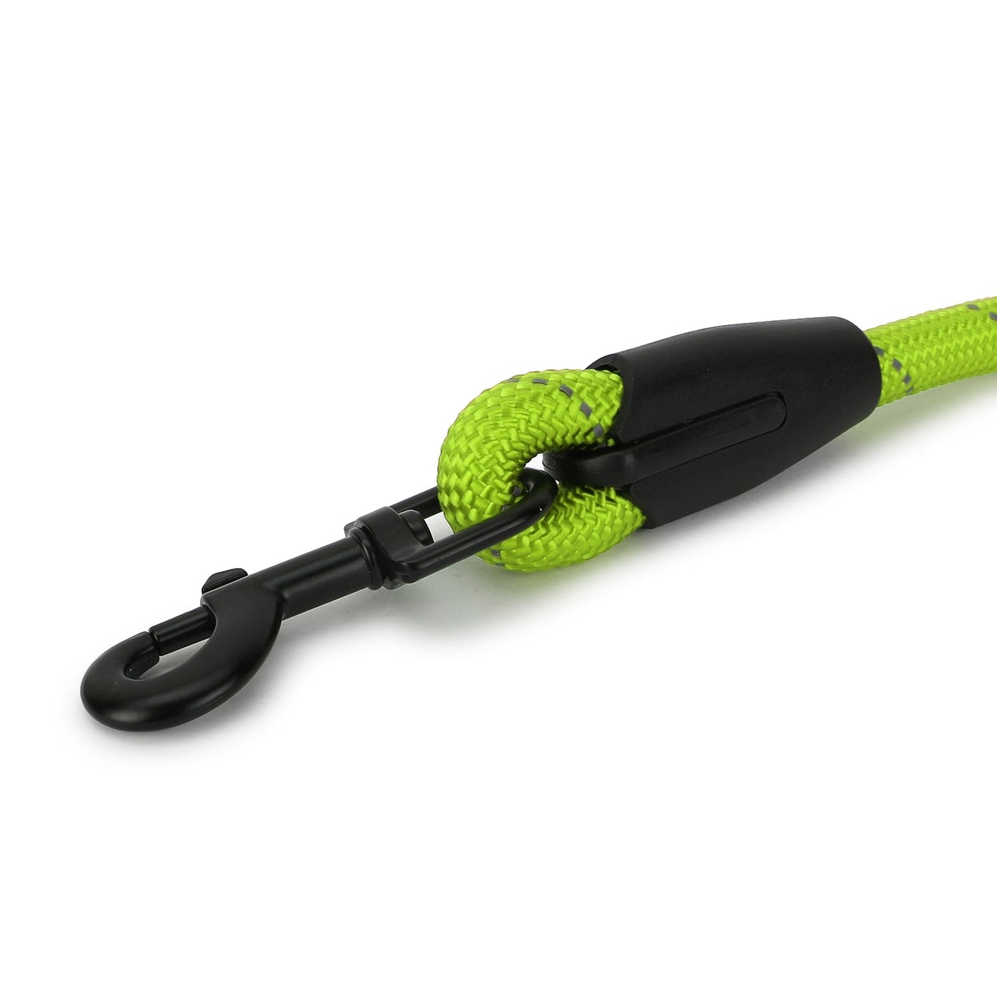 BASIL Rope Leash for Dogs, 4 Feet (Solid Green)