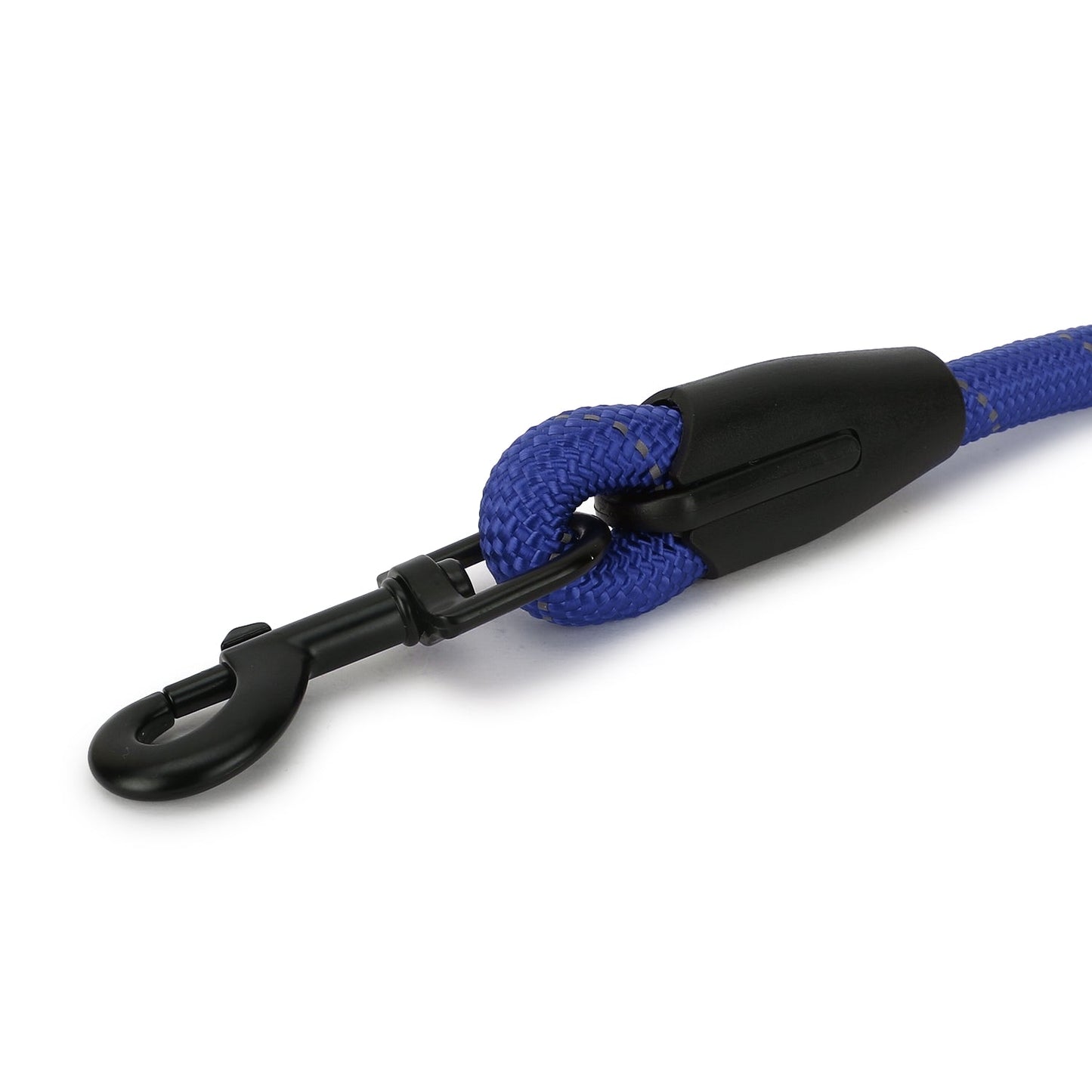 BASIL Rope Leash for Dogs, 4 Feet (Solid Blue)