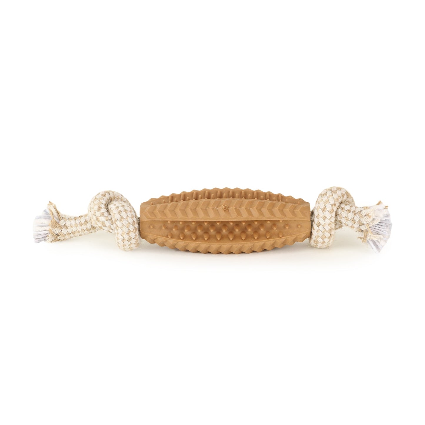Basil Jute Rope Toy with TPR Spike Chew Centre