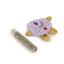 Basil Cat Plush Toy with Cat Nip for Stuffing (Purple)