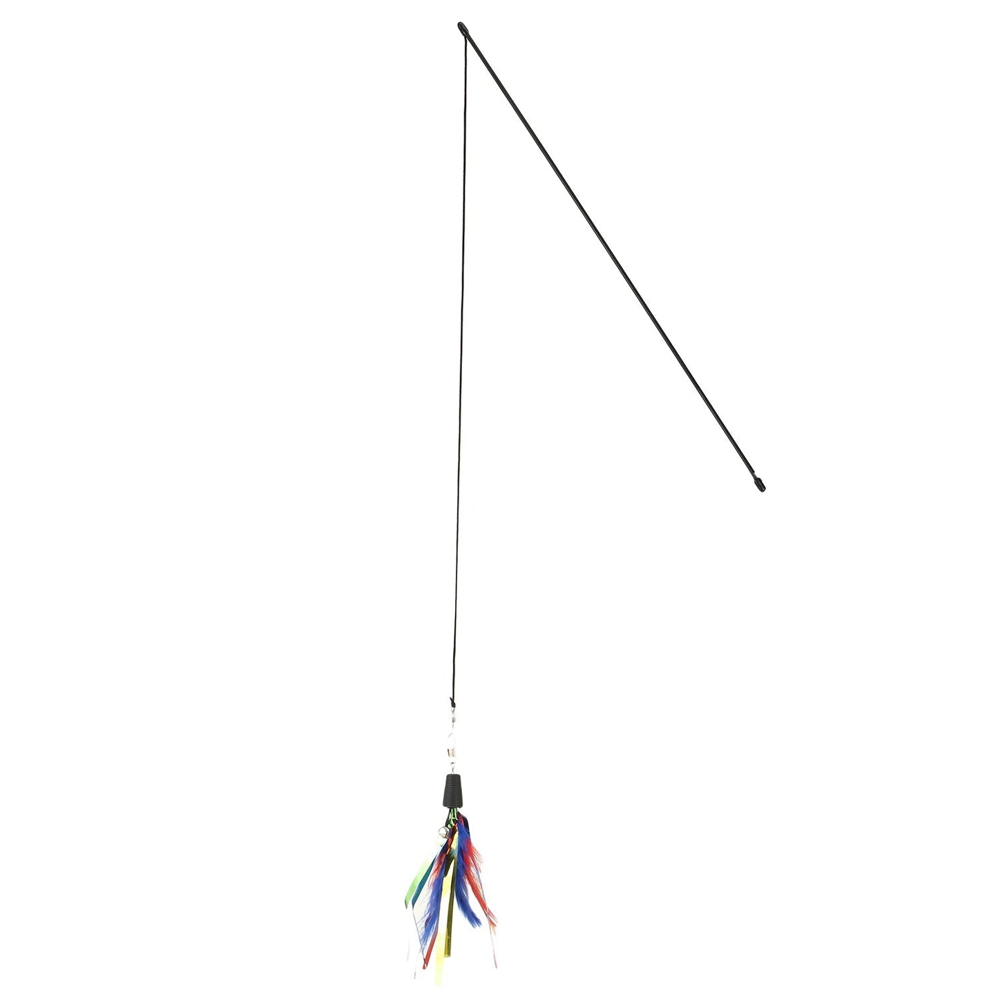 Basil Cat Teaser Stick with Feather and Bell