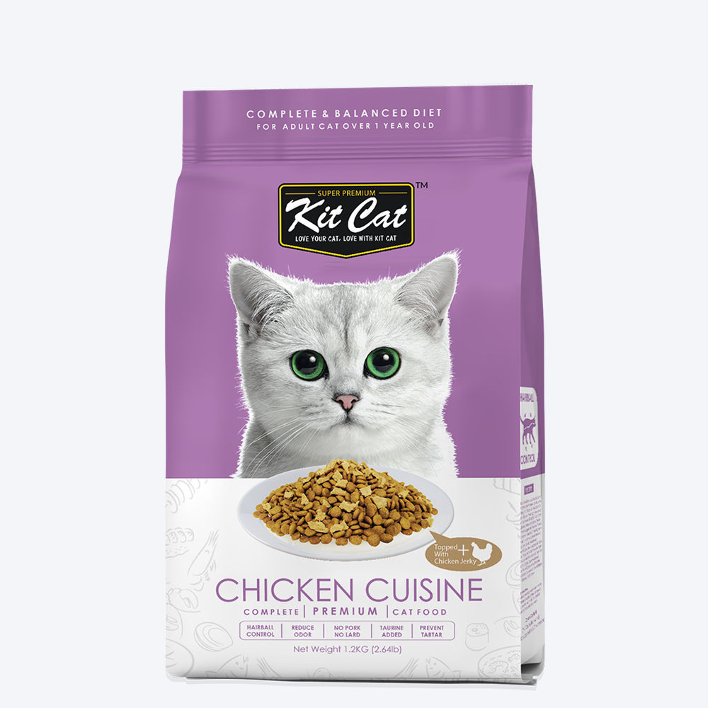 Kit Cat Chicken Cuisine Premium Adult Dry Cat Food