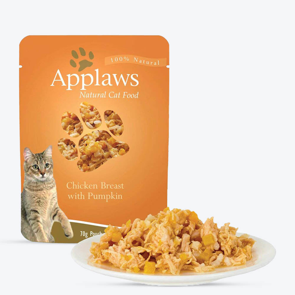 Applaws 75% Chicken Breast with Pumpkin in Broth Natural Wet Cat Food - 70 g