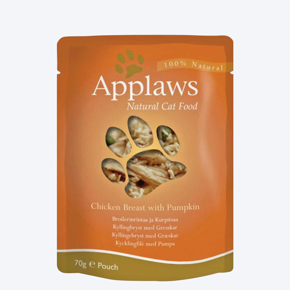 Applaws 75% Chicken Breast with Pumpkin in Broth Natural Wet Cat Food - 70 g