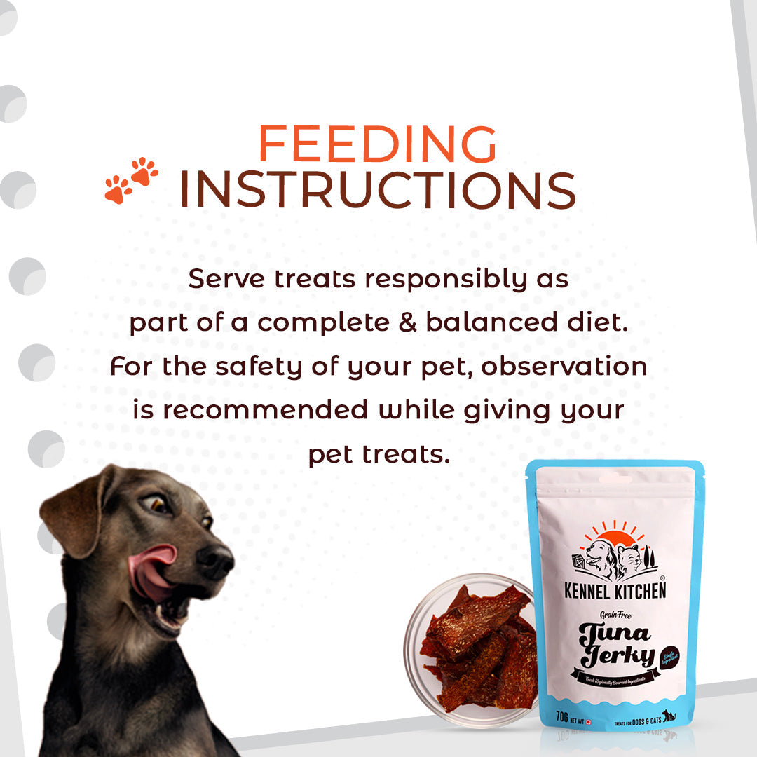 Kennel Kitchen Tuna Jerky for Dogs - 70g each (Pack of 3)