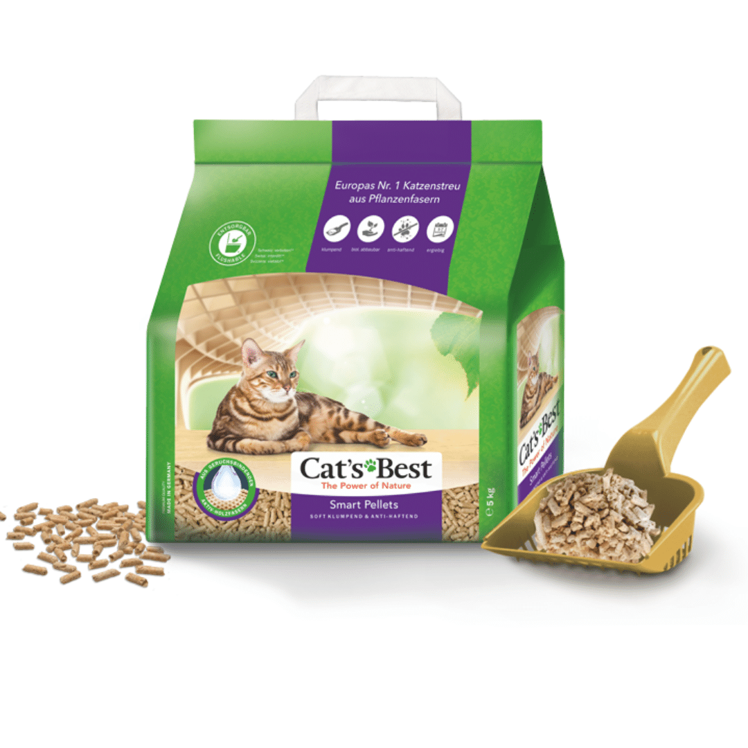 Cat's Best Cat Litter - Smart Pellets (Soft clumping & non-stick)