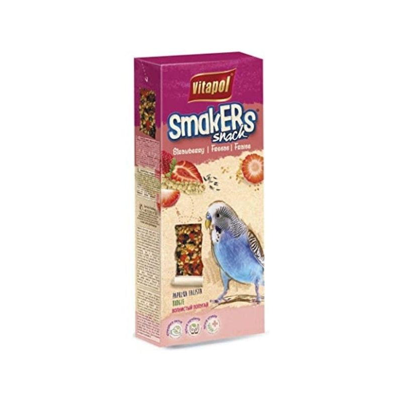 Vitapol Smakers Snack Bird Treats for Budgies Fruit 90g