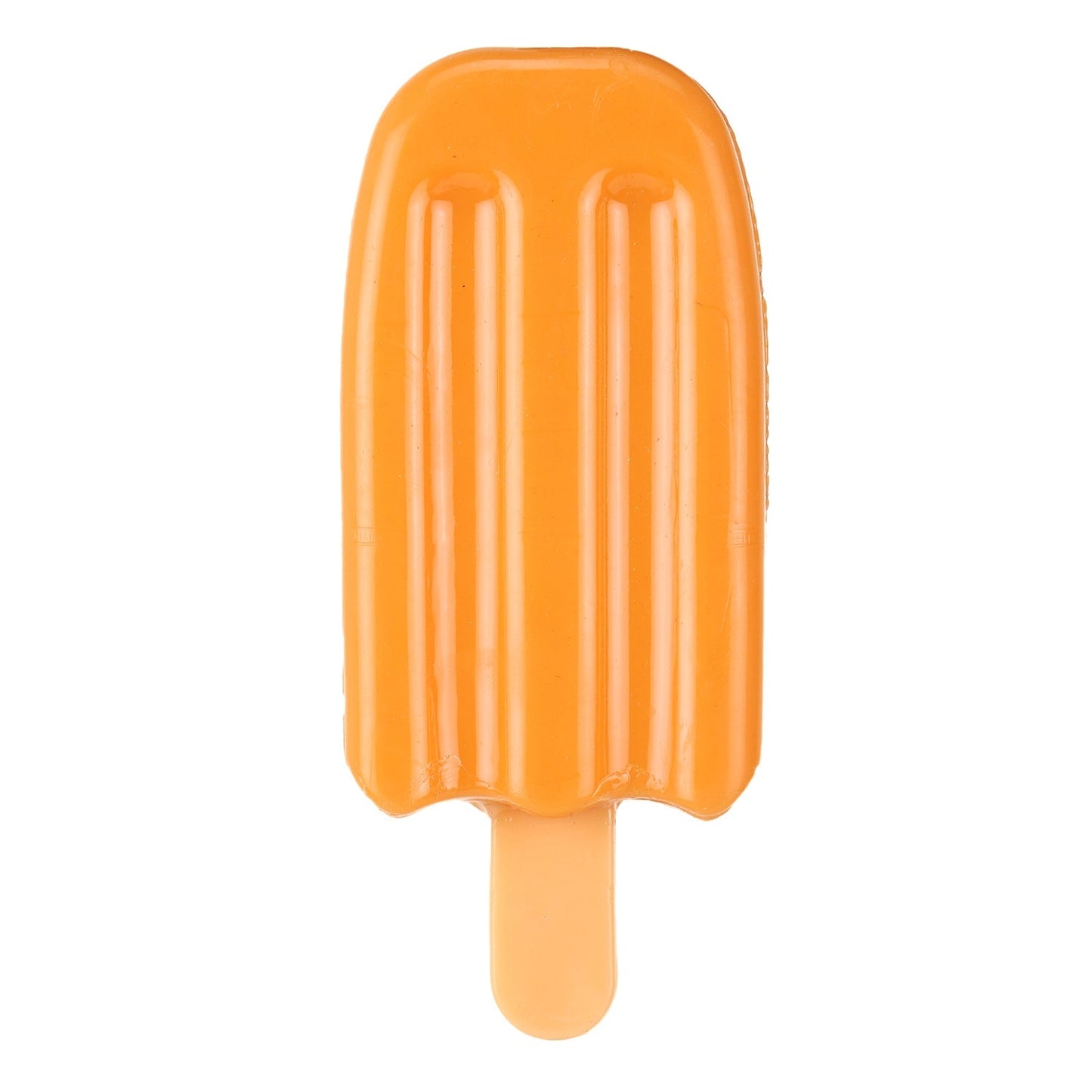 Basil Cool Lick Silicon Ice-Cream Pet Toy, Freeze and Play (Orange)