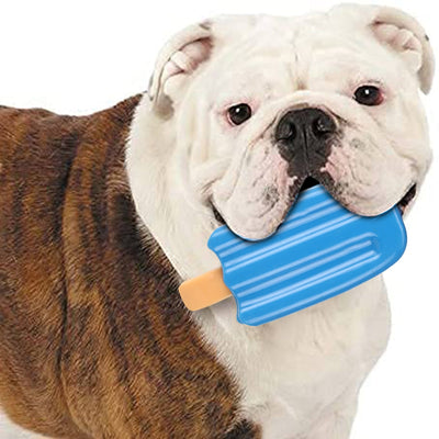 Basil Cool Lick Silicon Ice-Cream Pet Toy, Freeze and Play (Blue)