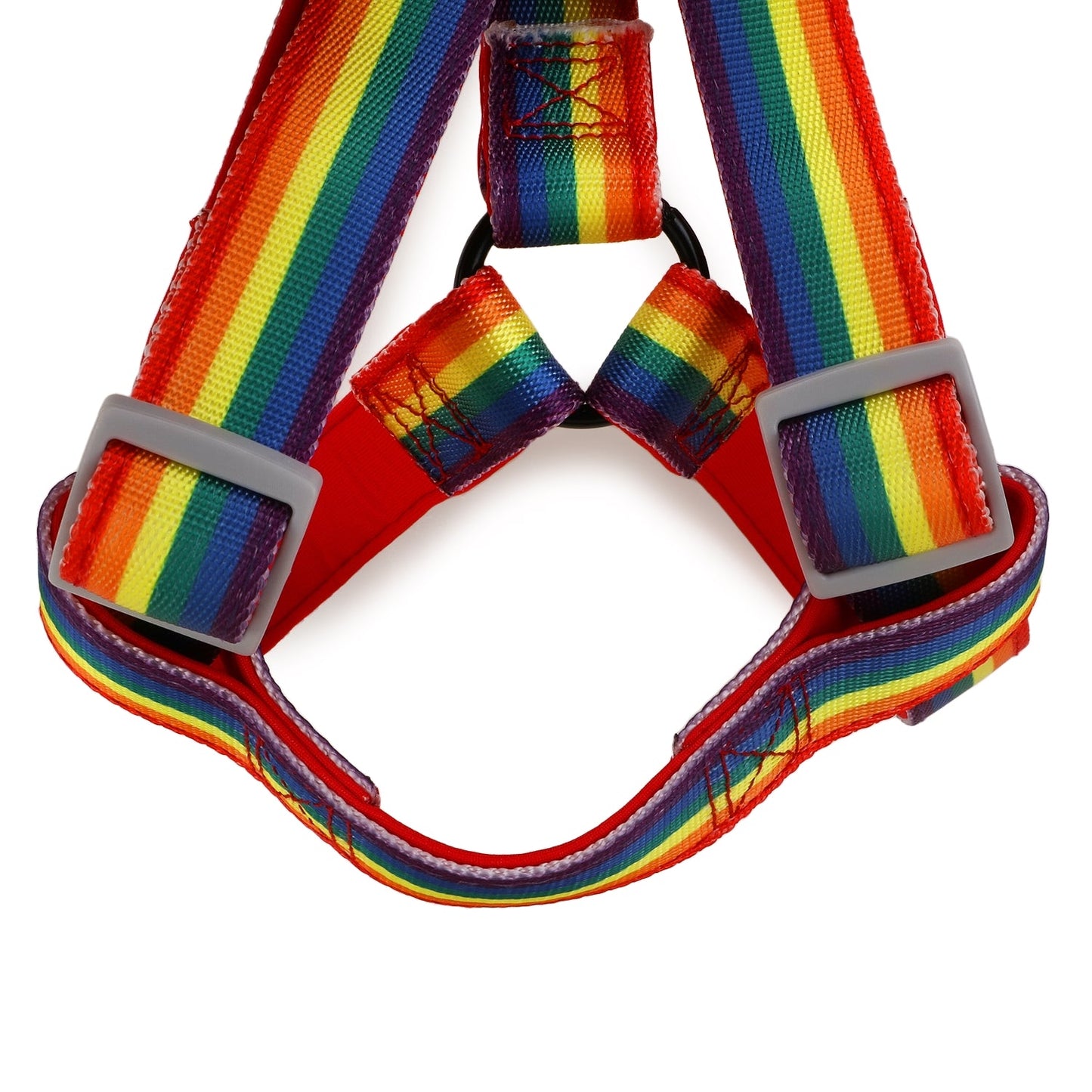BASIL Adjustable Harness for Dogs & Puppies (Rainbow)