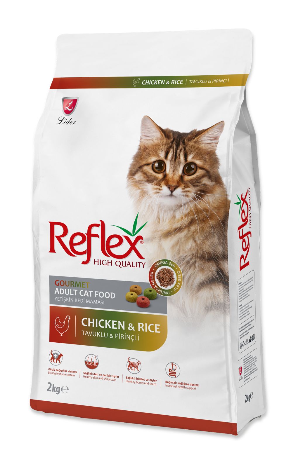 Reflex Adult Gourmet Cat Food 2kg 