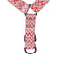 BASIL Zig-Zag Print Padded Harness, Red