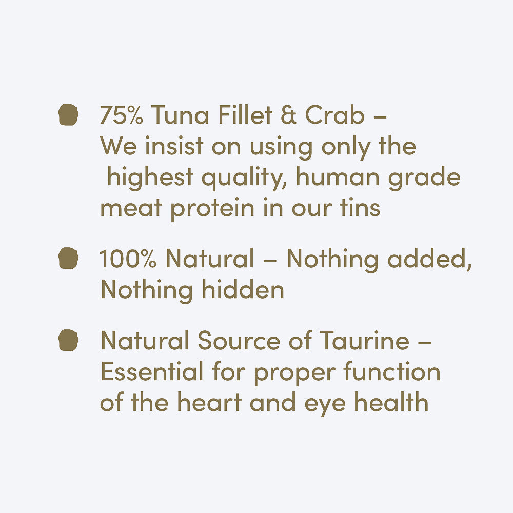 Applaws 70% Tuna Fillet with Crab Natural Wet Cat Food - 70 g